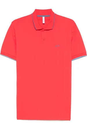 sun68 Playera tipo polo con logo bordado