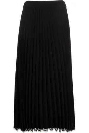 Twin-Set Falda midi Rock con diseño plisado