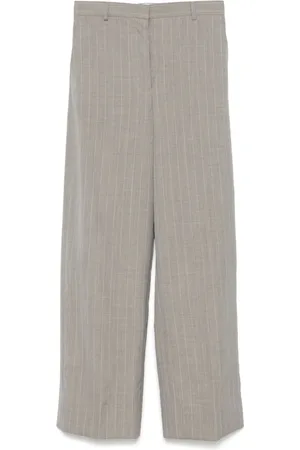 Stella McCartney Pantalones con dobladillo vuelto