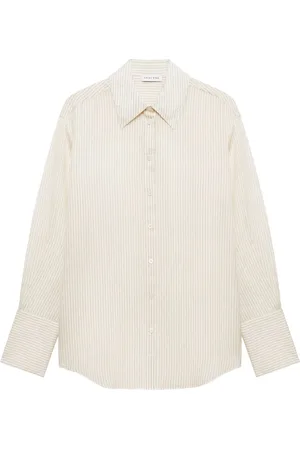ANINE BING Camisa con rayas estampadas