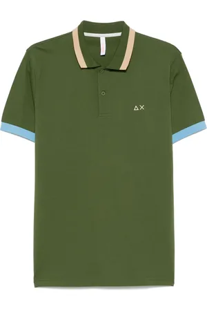 sun68 Playera tipo polo con logo bordado