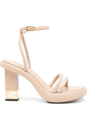 Fendi Sandalias con logo y tacón de 90mm