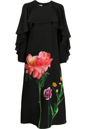 VALENTINO GARAVANI Vestido midi con estampado floral
