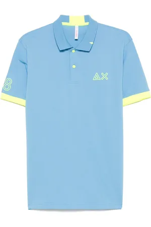 sun68 Playera tipo polo con logo bordado