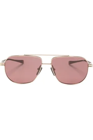 DITA EYEWEAR Lentes de sol con armazón estilo piloto y doble puente