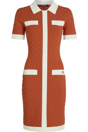 Karl Lagerfeld Vestido corto con diseño de dos tonos