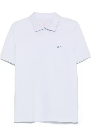 sun68 Playera tipo polo con estampado floral