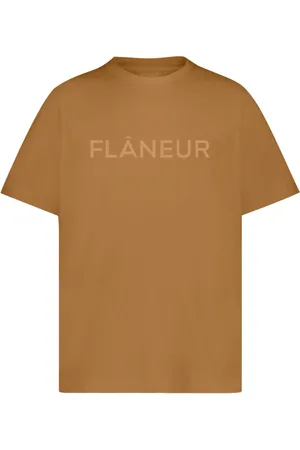 FLÂNEUR Playera con logo estampado