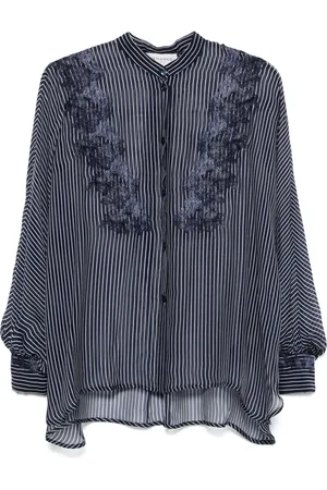 Ermanno Firenze Camisa con rayas estampadas