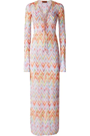 Missoni Vestido con motivo en zigzag