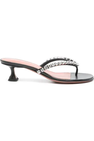 Amina Muaddi Sandalias Gigi con tacón de 40mm