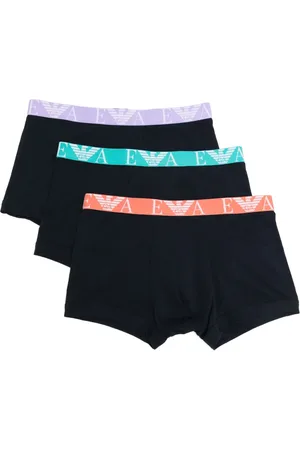 Emporio Armani Set de tres bóxeres con logo