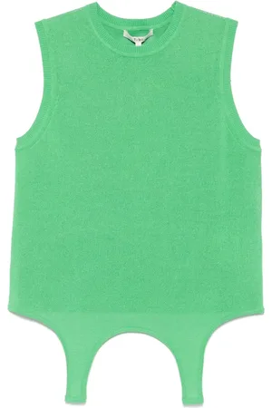 tibi Chaleco de tejido crujiente