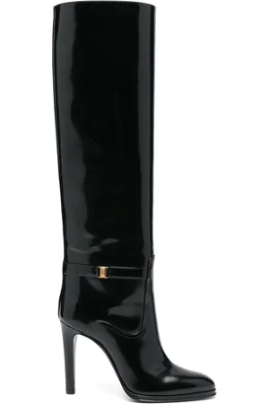 Saint Laurent Botas Linda con tacón de 100mm