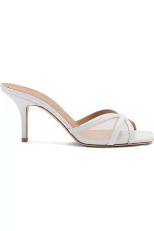 MALONE SOULIERS Mules Perla con tacón 70mm