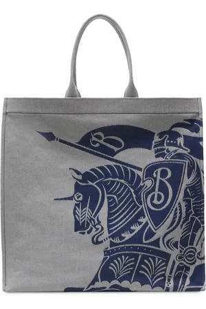 Burberry Tote de lona con motivo EKD grande