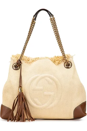 Gucci 2000-2015 Medium Raffia Soho Chain tote bag