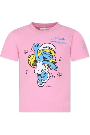 MC2 SAINT BARTH Playera con estampado Smurfette