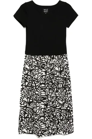 AGNÈS B. Vestido con motivo de cuadros