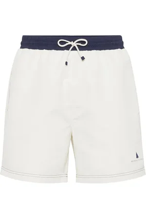 Brunello Cucinelli Bañador con logo estampado