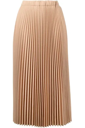 Jil Sander Falda midi plisada