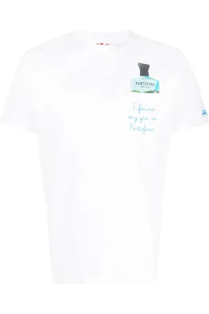 MC2 SAINT BARTH Playera con botellas estampadas
