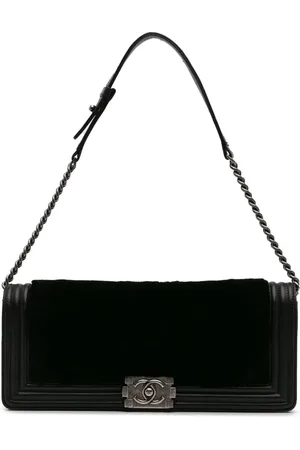 CHANEL Bolso de hombro East West Boy Flap 2013-2014