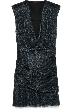 Maje Vestido corto metalizado