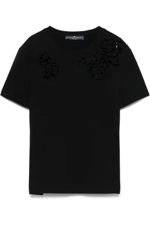 ERMANNO SCERVINO Camiseta con encaje de guipur