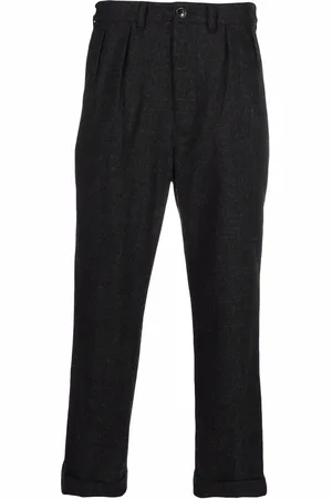 Barbour Pantalones rectos con tiro medio