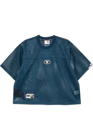 A Bathing Ape Playera con parche del logo