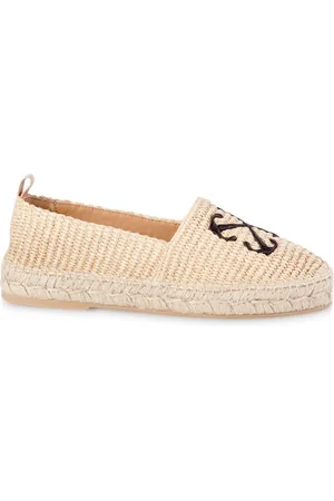OFF-WHITE Alpargatas de rafia con motivo Arrow