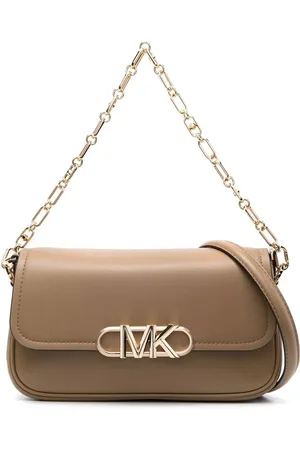 Michael Kors Bolsa de hombro con placa del logo