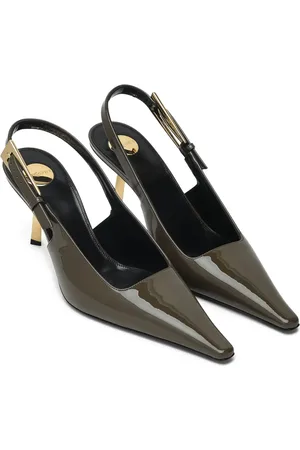 Saint Laurent Zapatillas Lee con tira trasera y tacón de 75mm