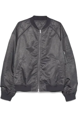 JUUN.J Chaqueta bómber con efecto envejecido