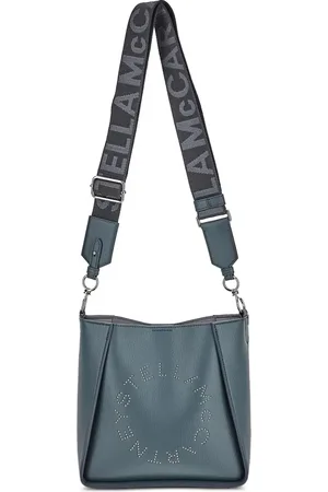 Stella McCartney Bolsa de hombro con logo de perforaciones