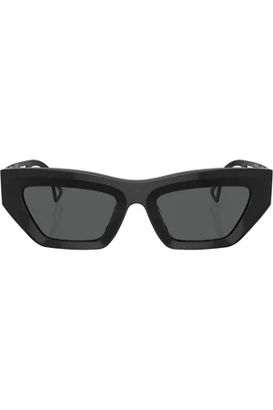 VERSACE Lentes de sol con armazón rectangular