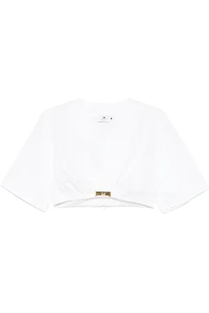 Elisabetta Franchi Blusa con detalle del logo