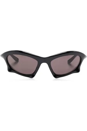 Balenciaga Lentes de sol Bat Rectangle