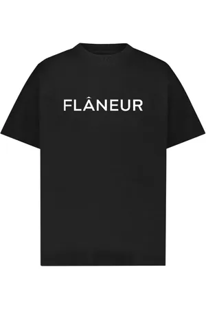FLÂNEUR Playera con logo estampado