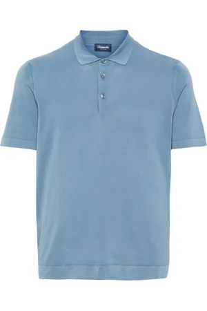 DRUMOHR Playera tipo polo de tejido fino