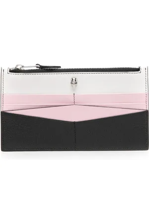 Alexander McQueen Cartera con diseño colour block
