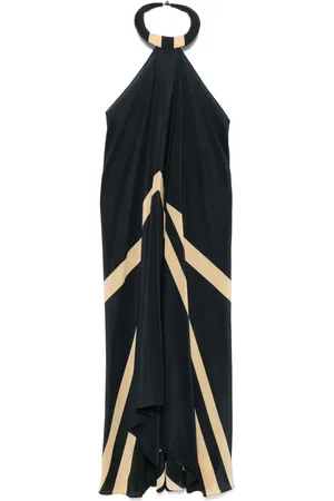 VOLANTIS Pleated midi dress