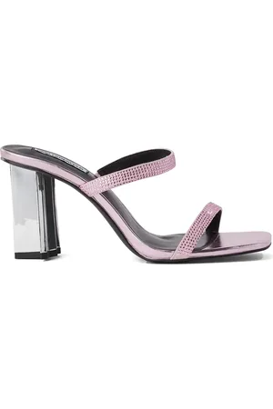 Karl Lagerfeld Mules Tower con detalles de cristal y tacón de 90mm