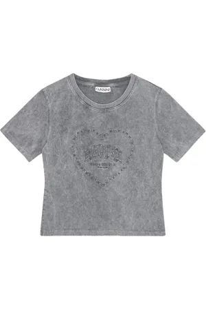 Ganni Playera con logo bordado