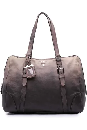 Prada 2010-2024 Glace Calf Sfumato shoulder bag