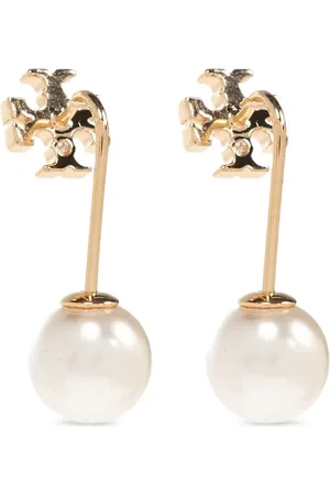 Tory Burch Aretes Pearl Front-Back