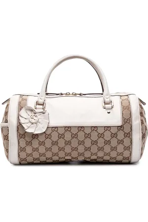 Gucci 2000-2015 GG Canvas Trophy boston bag