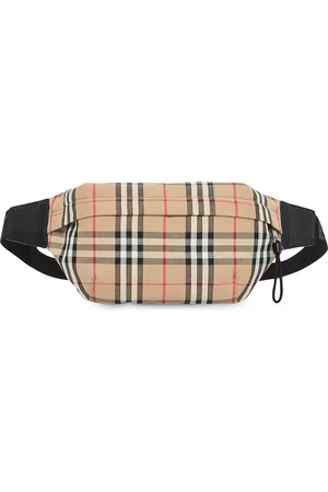Burberry Cangurera mediana a cuadros vintage