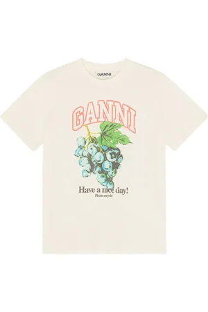 Ganni Playera con estampado gráfico